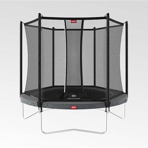 BERG Trampoline Favorit Regular 330 Grey + Safety Net Comfort