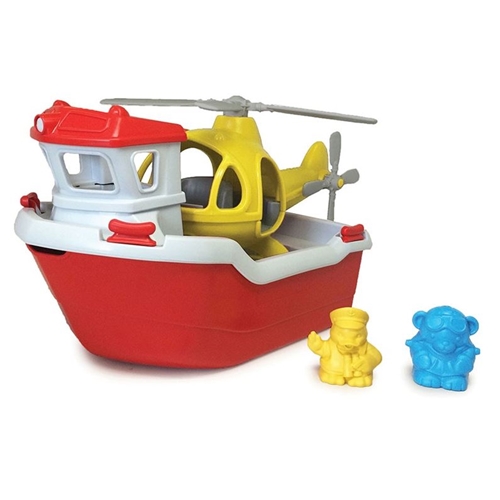 Green Toys | reddingsboot & helicopter