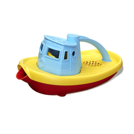Green Toys | sleepboot blauw/rood