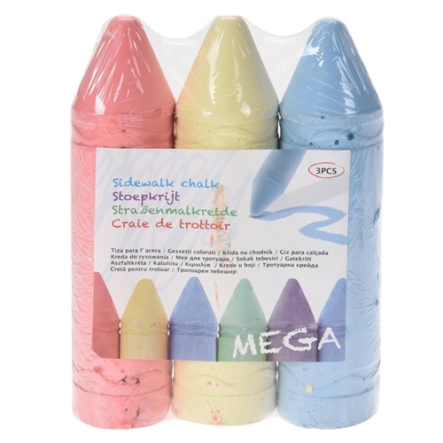 Jumbo stoepkrijt | 3 stuks