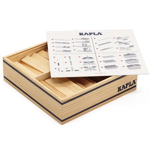 KAPLA Houten kist | 100 bouwplankjes