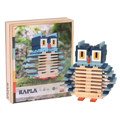 KAPLA Uil koffer | 120 bouwplankjes