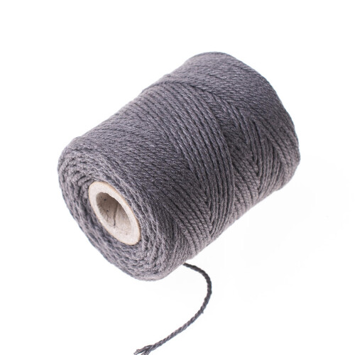 Katoendraad grafietgrijs | 65m