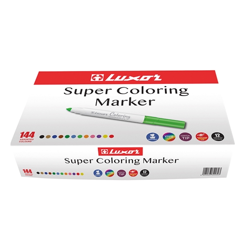 Kleurstiften - 144 stuks - Luxor