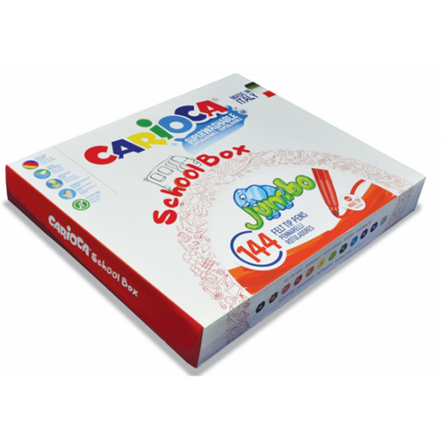 Kleurstiften dikke punt - 144 stuks - Carioca Jumbo