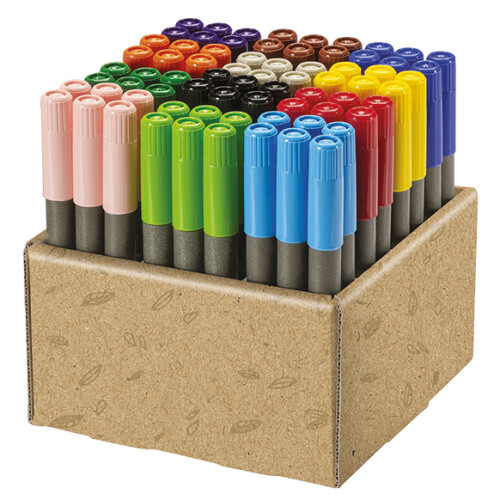 Kleurstiften dikke punt ECO - 72 stuks - Carioca Jumbo