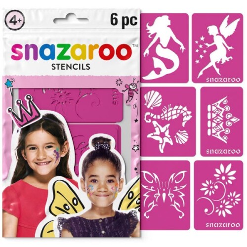 Schminksjabloon roze set | set van 6 stuks