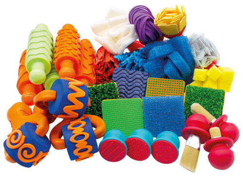 Startpakket schilderaccessoires voor kleine handjes | set van 28