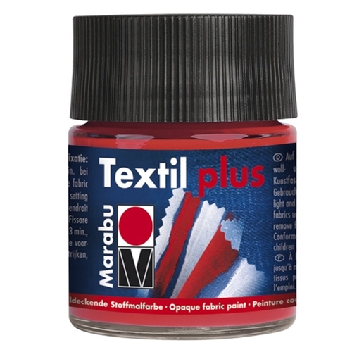 Textielverf Marabu Plus Lichtvermiljoen