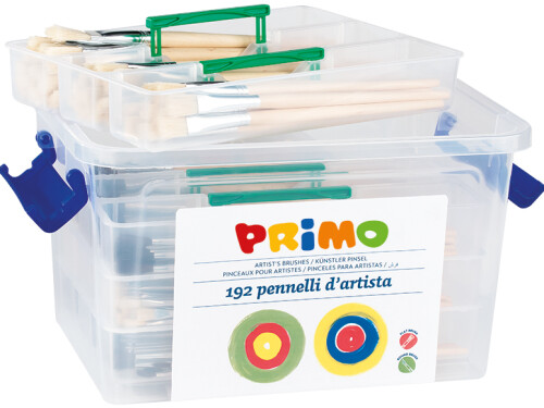 Verfborstels bulkpakket | koffer met 192 borstels