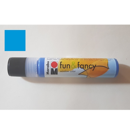 Window color pen Marabu - blauw