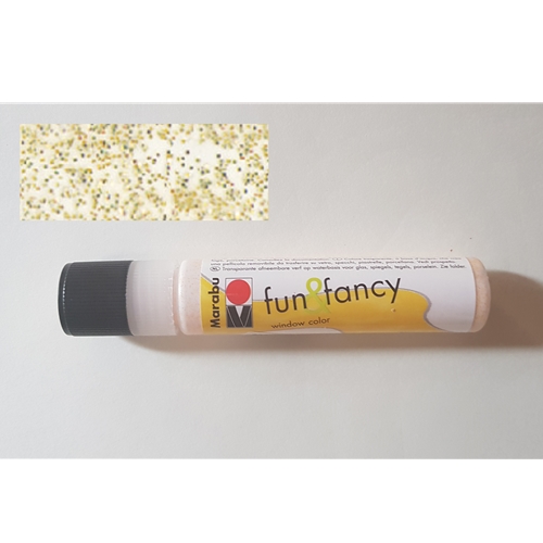 Window color pen Marabu - glittergoud
