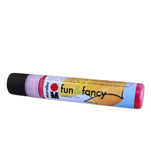 Window color pen Marabu - robijnrood